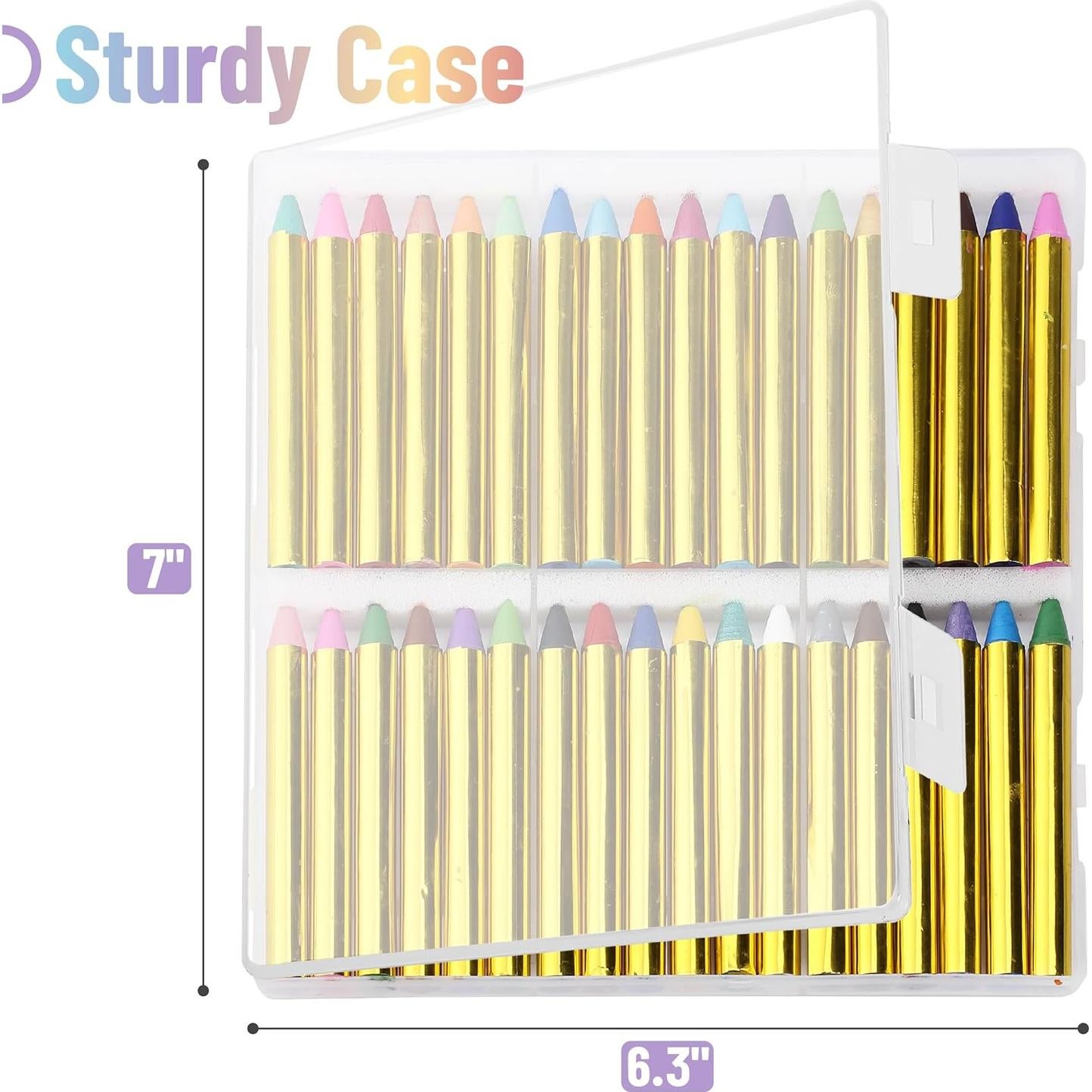 Crayones de Pintura Facial Mr. Pen 36 Colores Lavables
