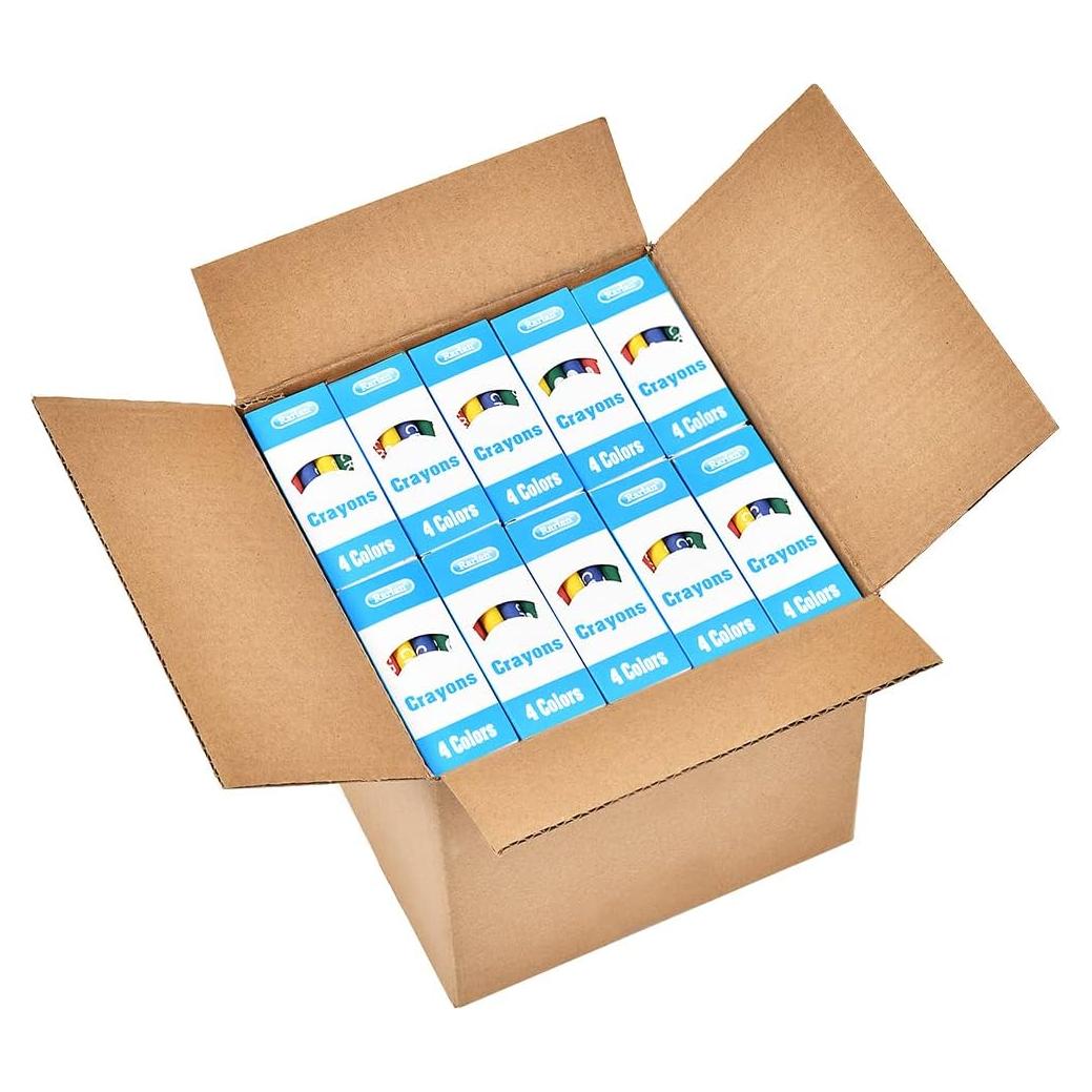 Crayones a granel Rarlan 800 unidades 4 colores clásicos
