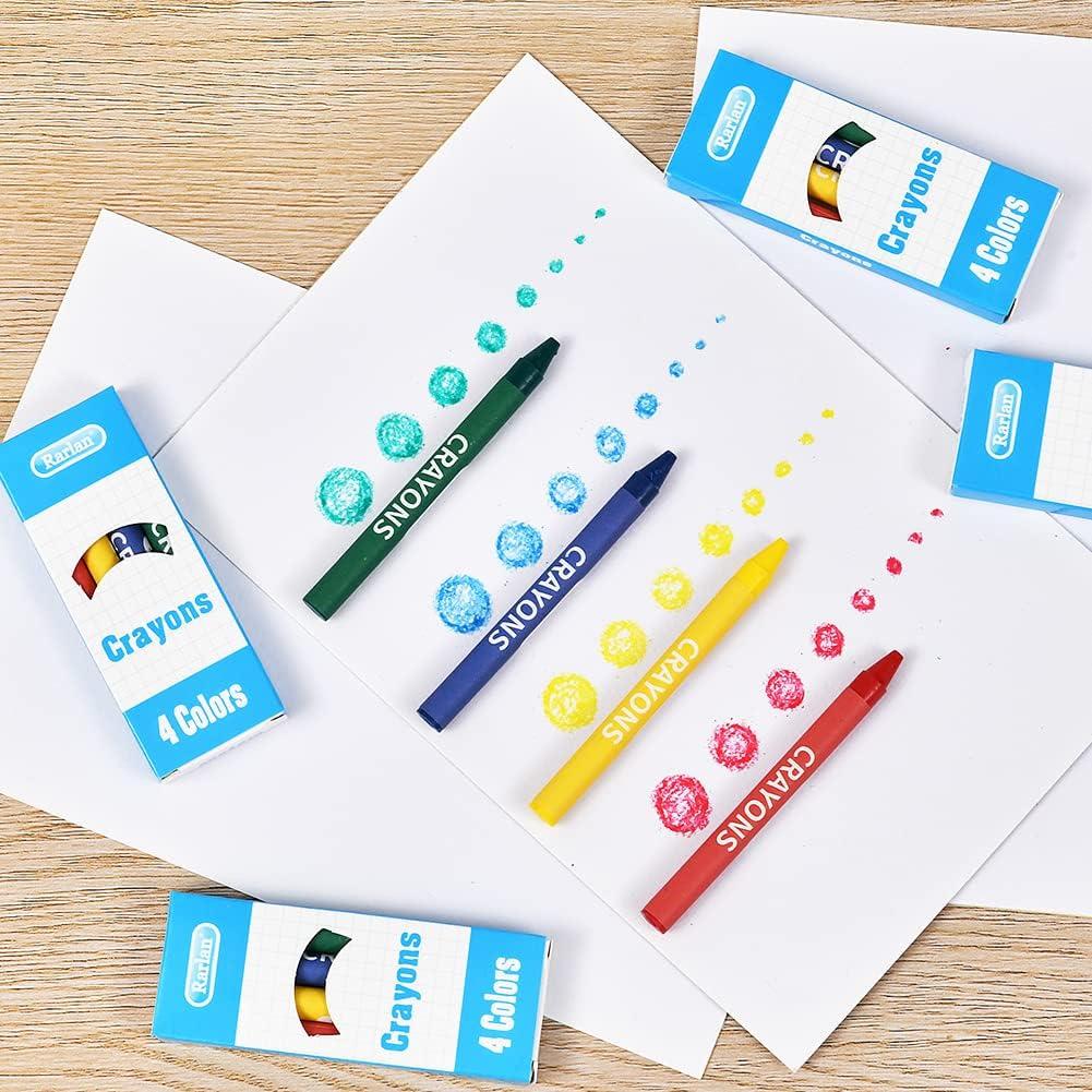 Crayones a granel Rarlan 800 unidades 4 colores clásicos