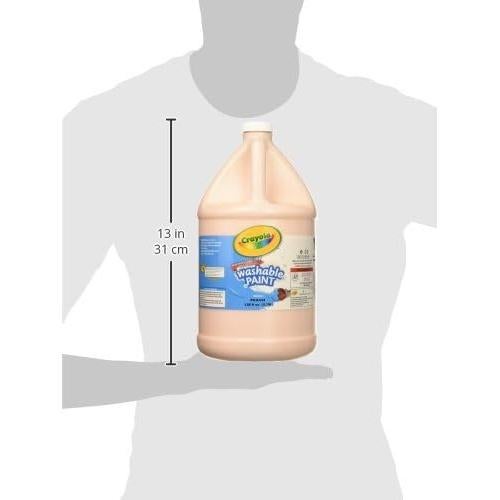 Pintura Lavable Crayola Durazno 3.78L para Artes y Manualidades