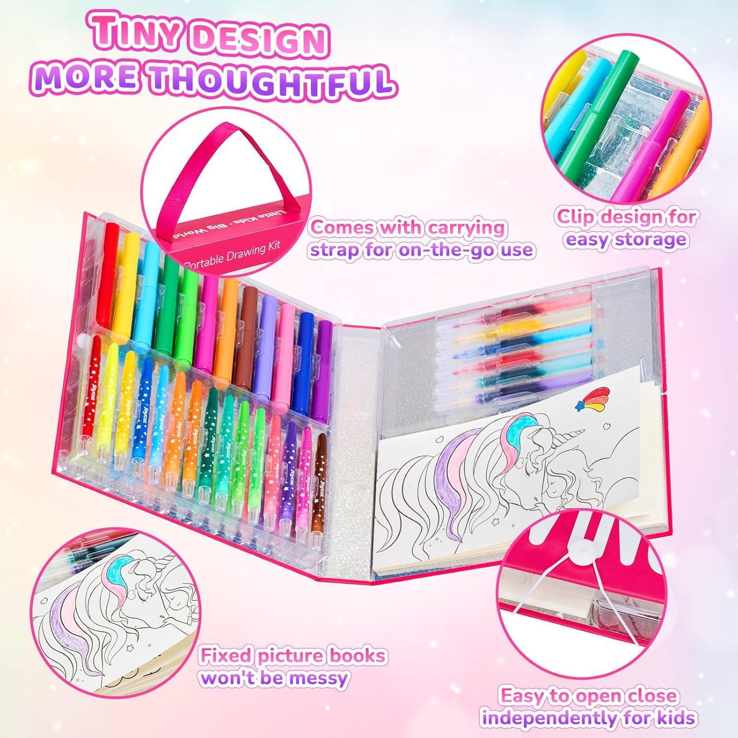 Kit de Dibujo Mágico JoyCat Unicornio 55 Piezas Niños