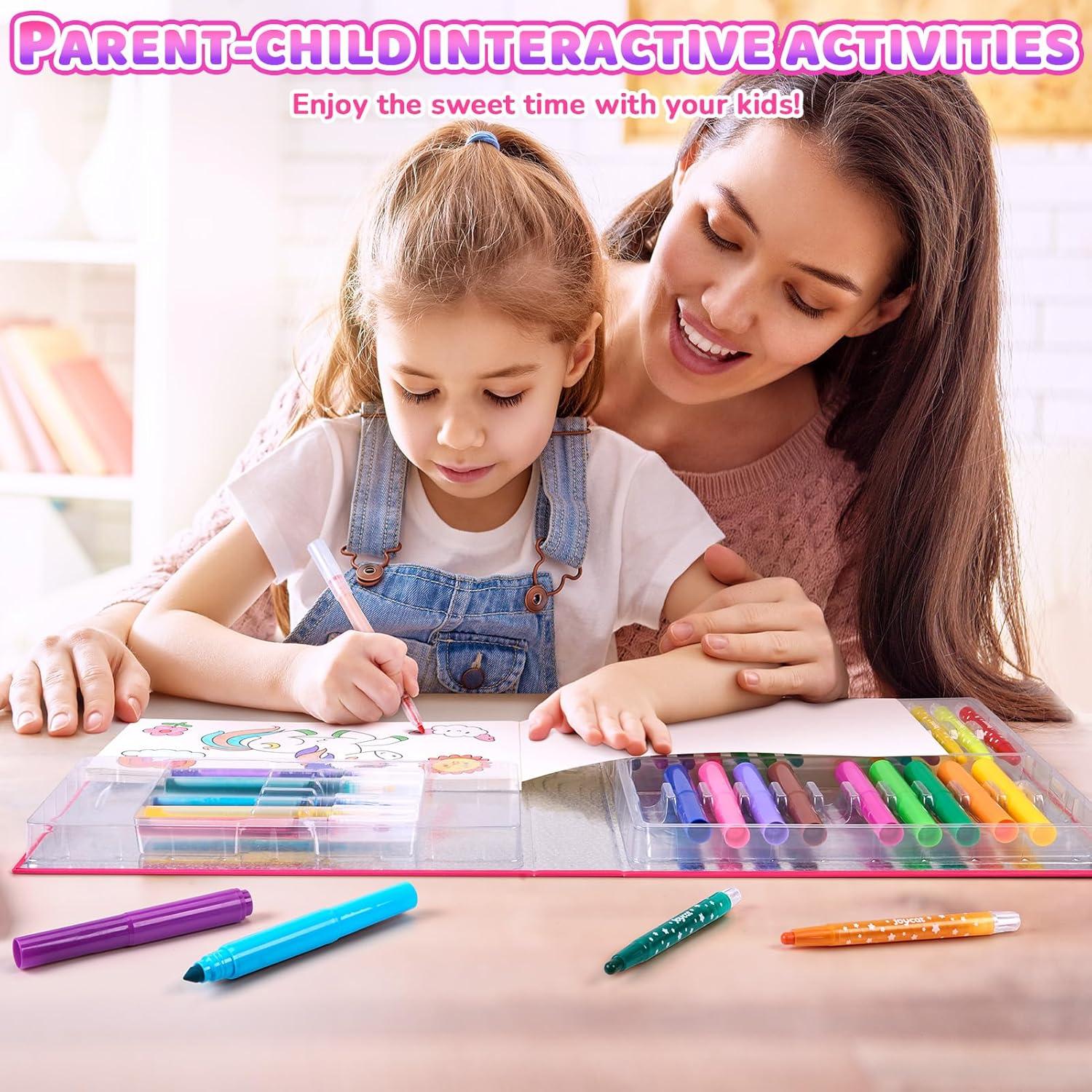 Kit de Dibujo Mágico JoyCat Unicornio 55 Piezas Niños