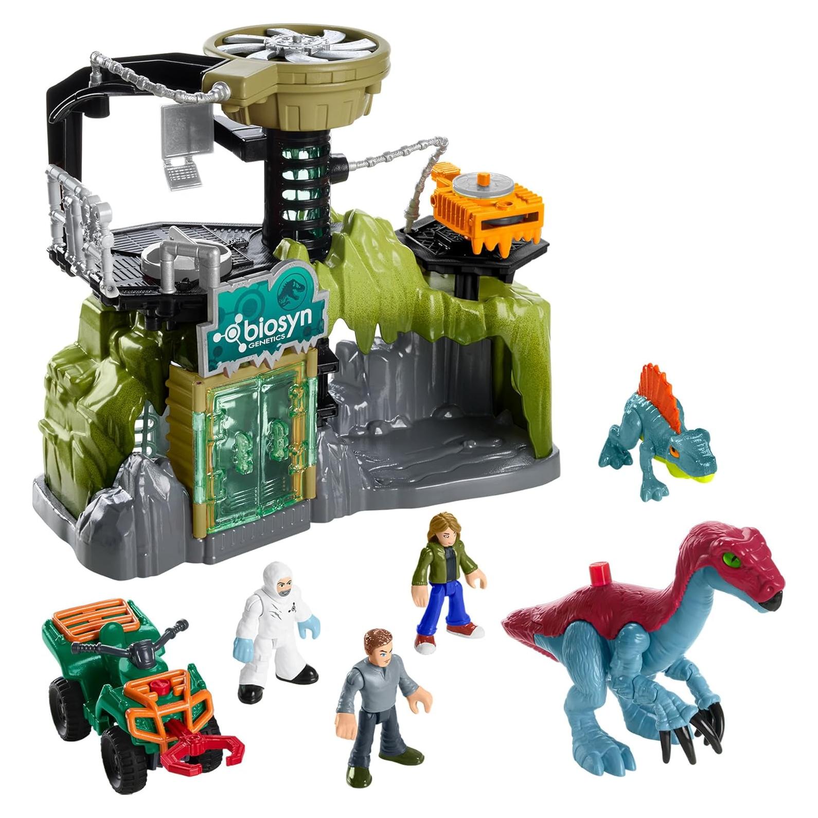 Set de Juego Fisher-Price Imaginext Mundo Jurásico con Figuras