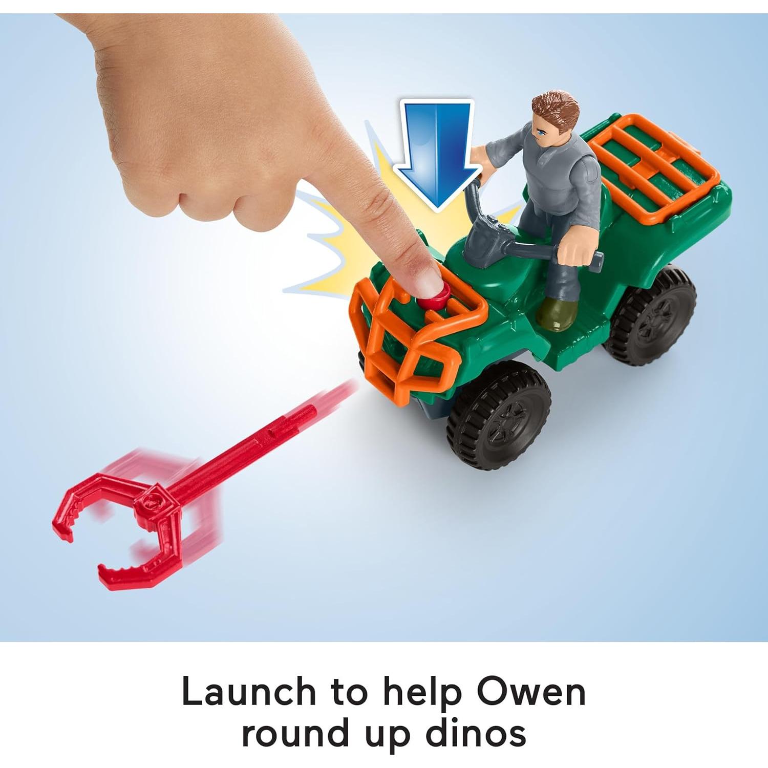 Set de Juego Fisher-Price Imaginext Mundo Jurásico con Figuras