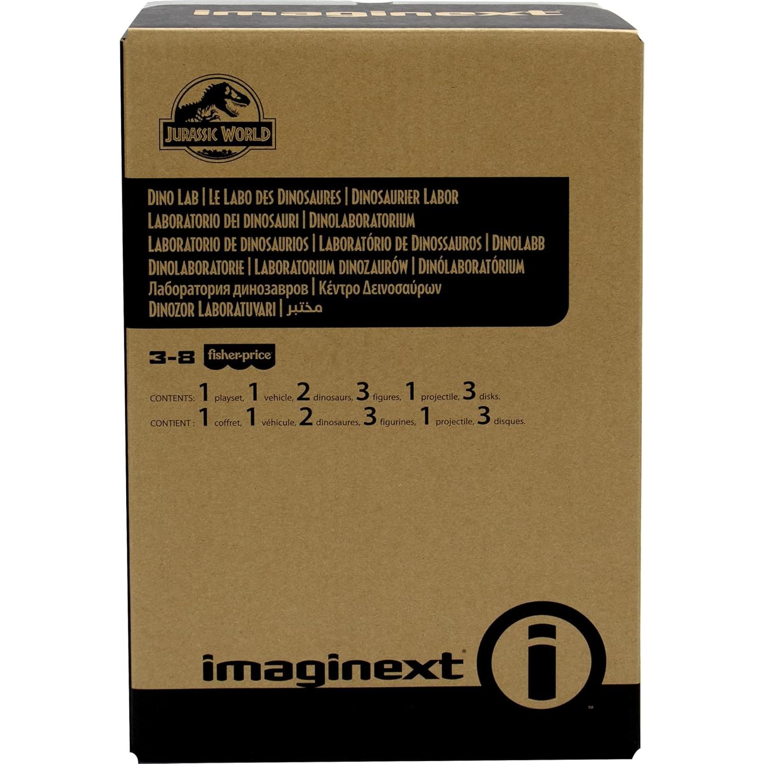 Set de Juego Fisher-Price Imaginext Mundo Jurásico con Figuras