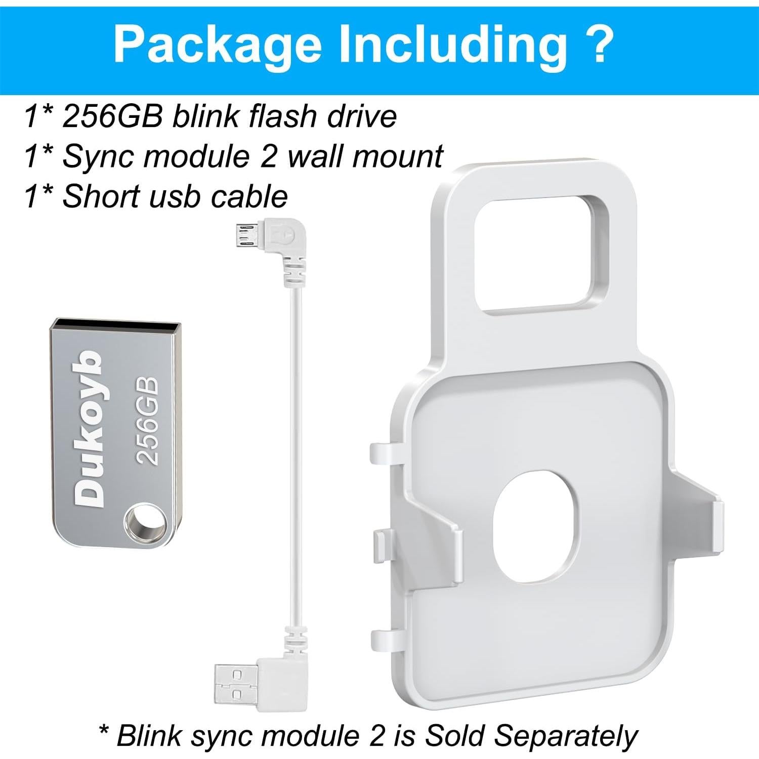 Unidad Flash USB 256GB Dukoyb + Soporte Pared Blink
