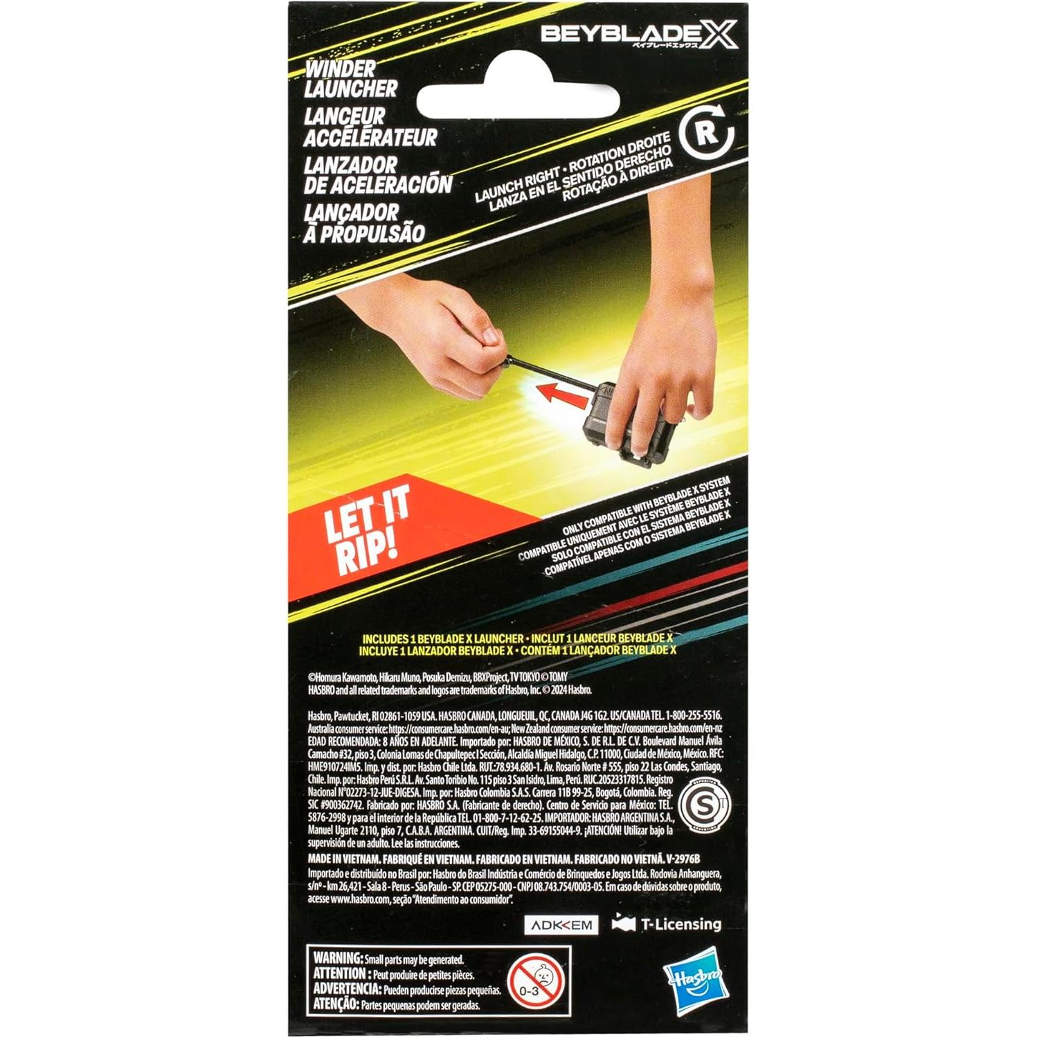 Lanzador Winder Beyblade X Takara Tomy 25,4 cm Juguete
