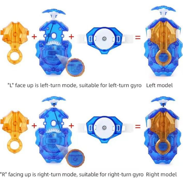 Conjunto Juguetes Bey Burst SANMI 12 Trompos y Estadio