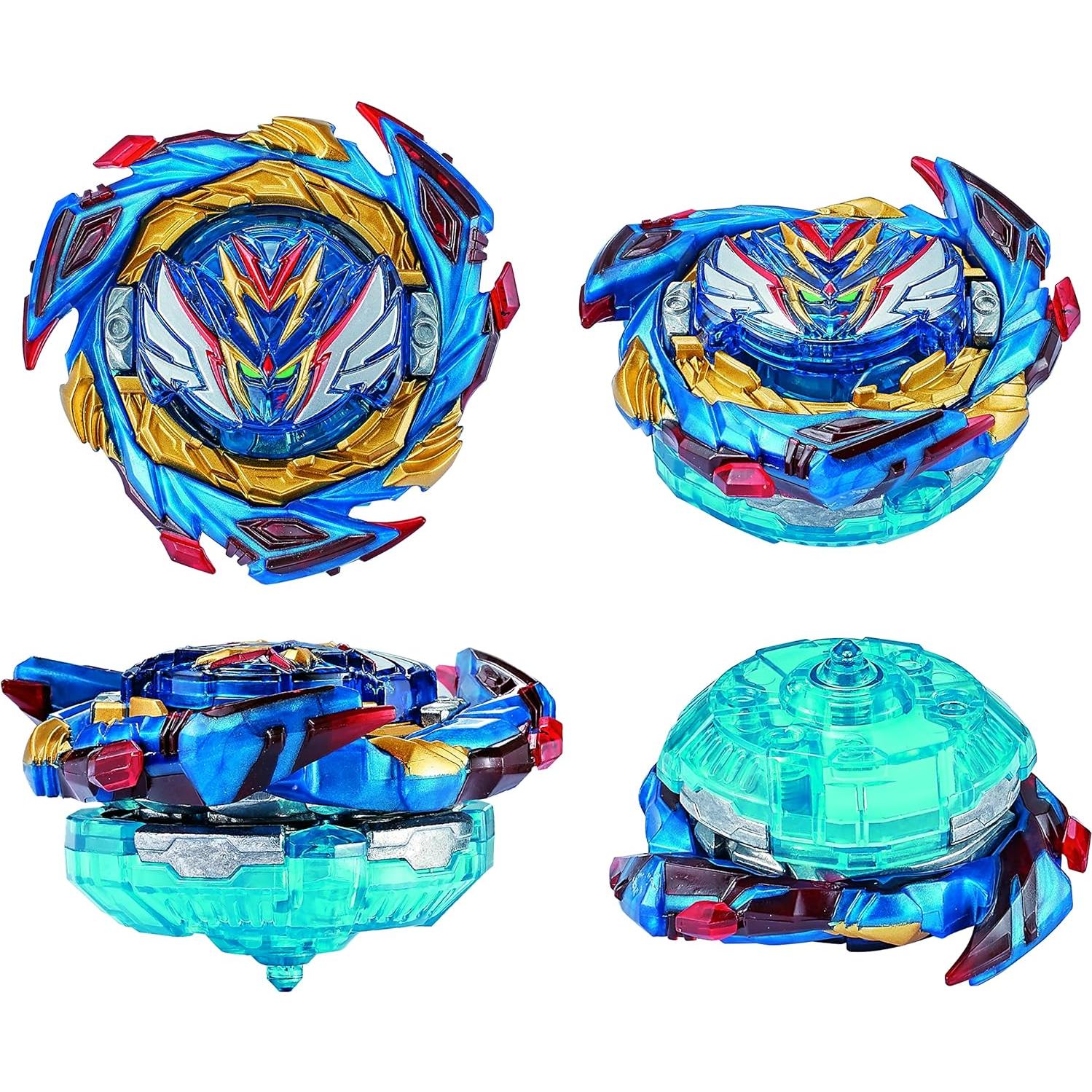 Conjunto Juguetes Bey Burst SANMI 12 Trompos y Estadio