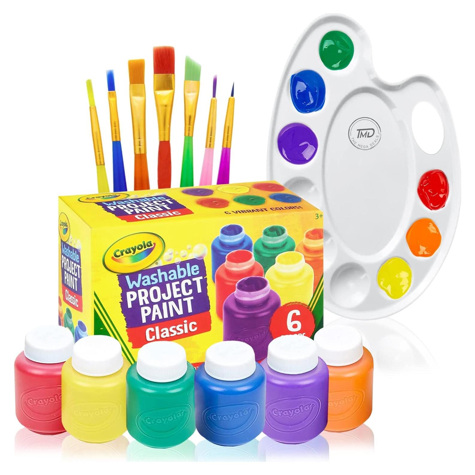 Juego de Pintura Lavable para Niños The Mega Deals 16 Piezas