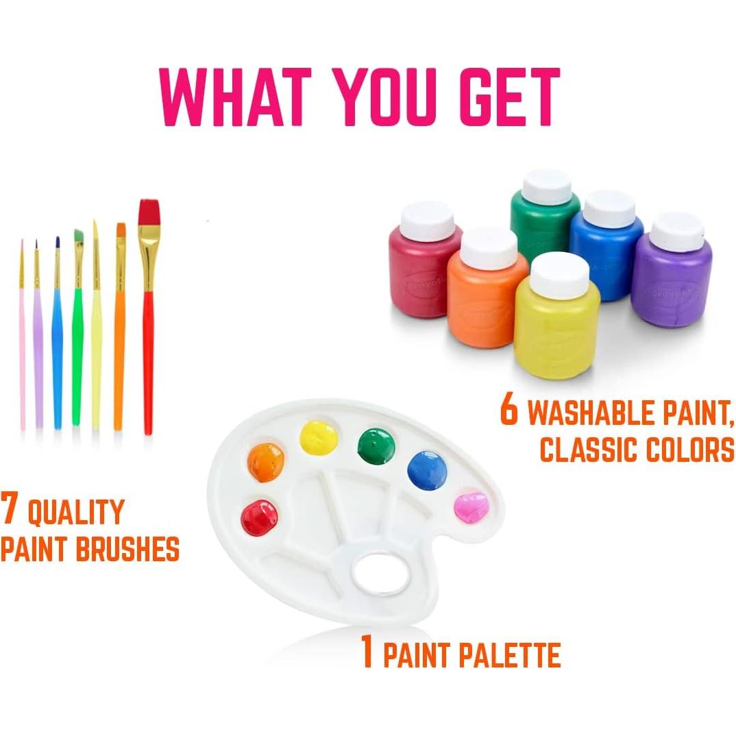 Juego de Pintura Lavable para Niños The Mega Deals 16 Piezas