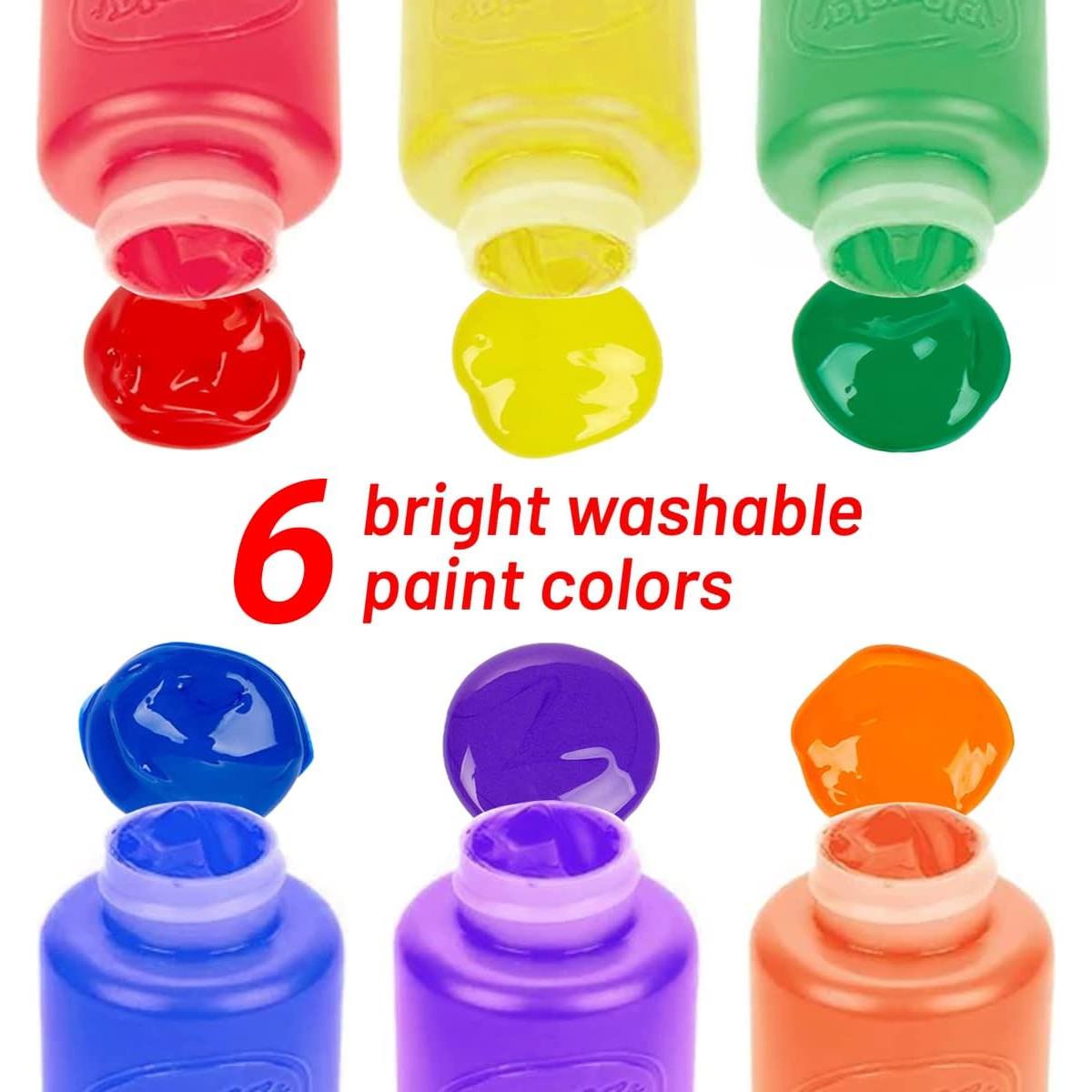 Juego de Pintura Lavable para Niños The Mega Deals 16 Piezas