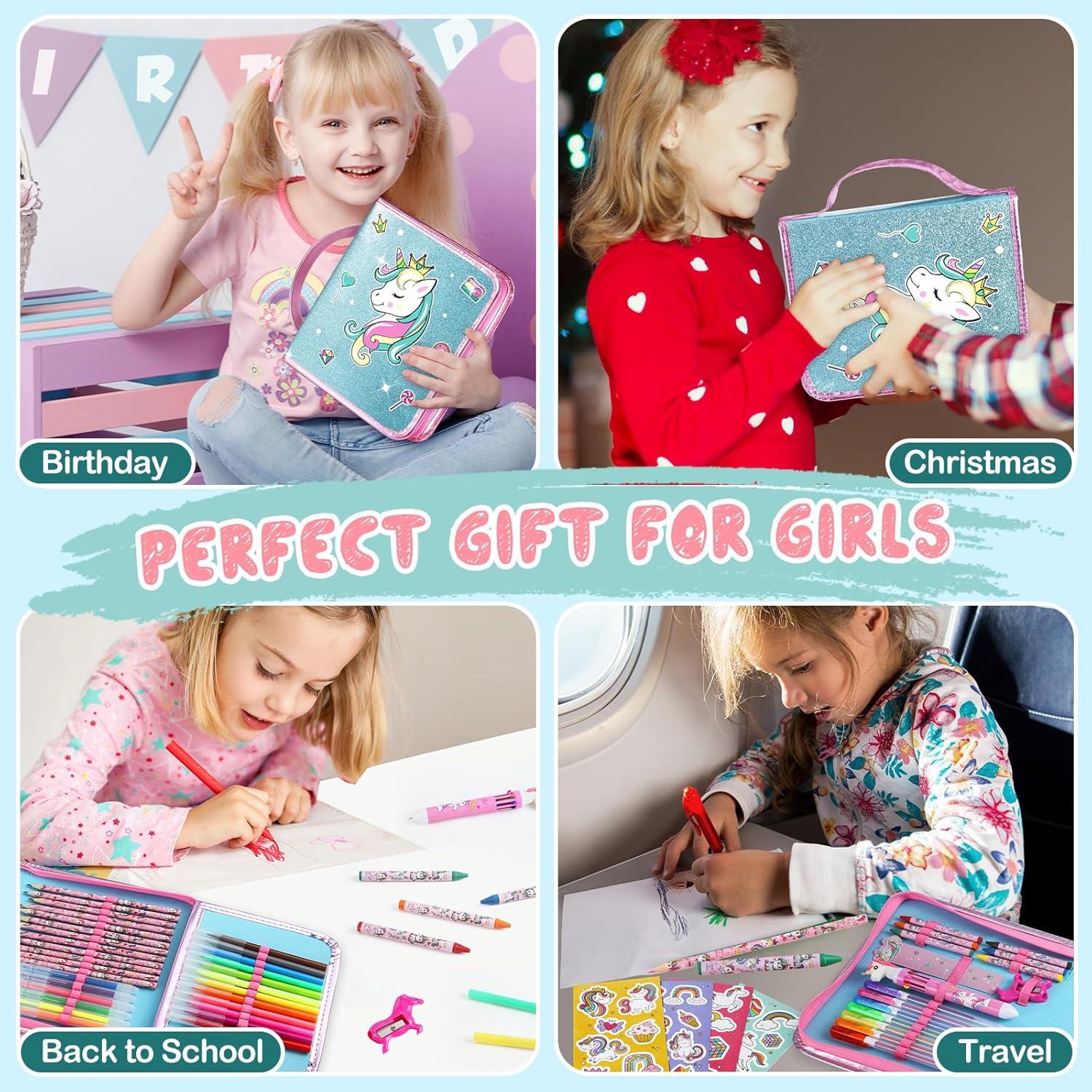 Juego de Marcadores Lavables Unicornio ABERLLS - 42 Piezas