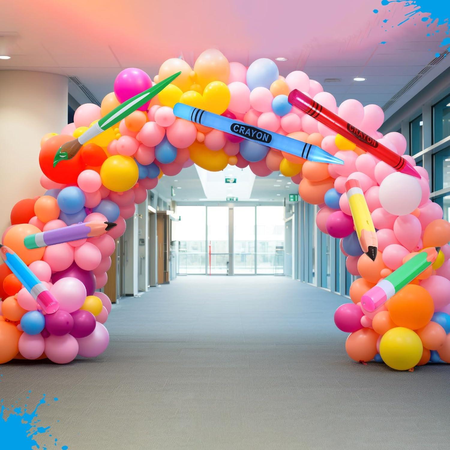 Conjunto de Globos Inflables Gigantes Glimin - 12 Pcs Decoración Regreso a Clases