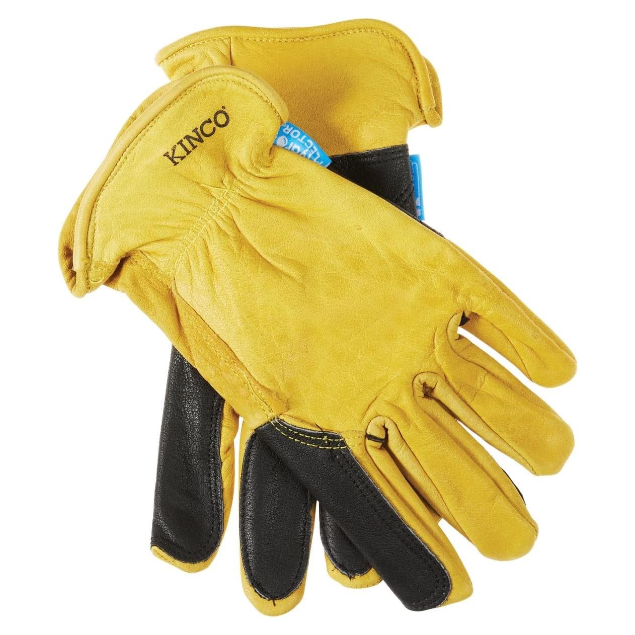 Guantes de Trabajo Kinco 387P de Cuero de Búfalo Sin Forro