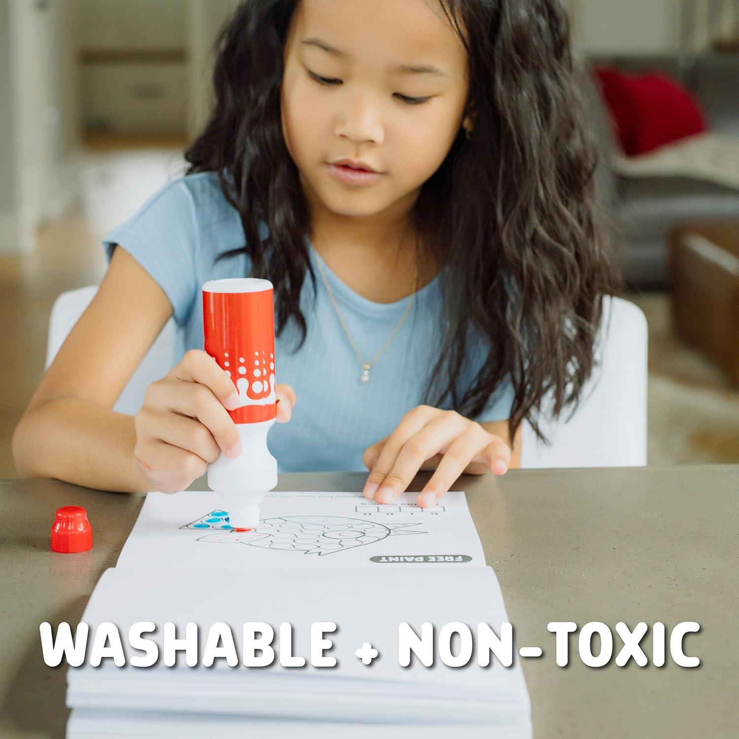 Kit de Actividad de Arte con Puntos Buffalo Games - 8 Marcadores y Libro de Colorear