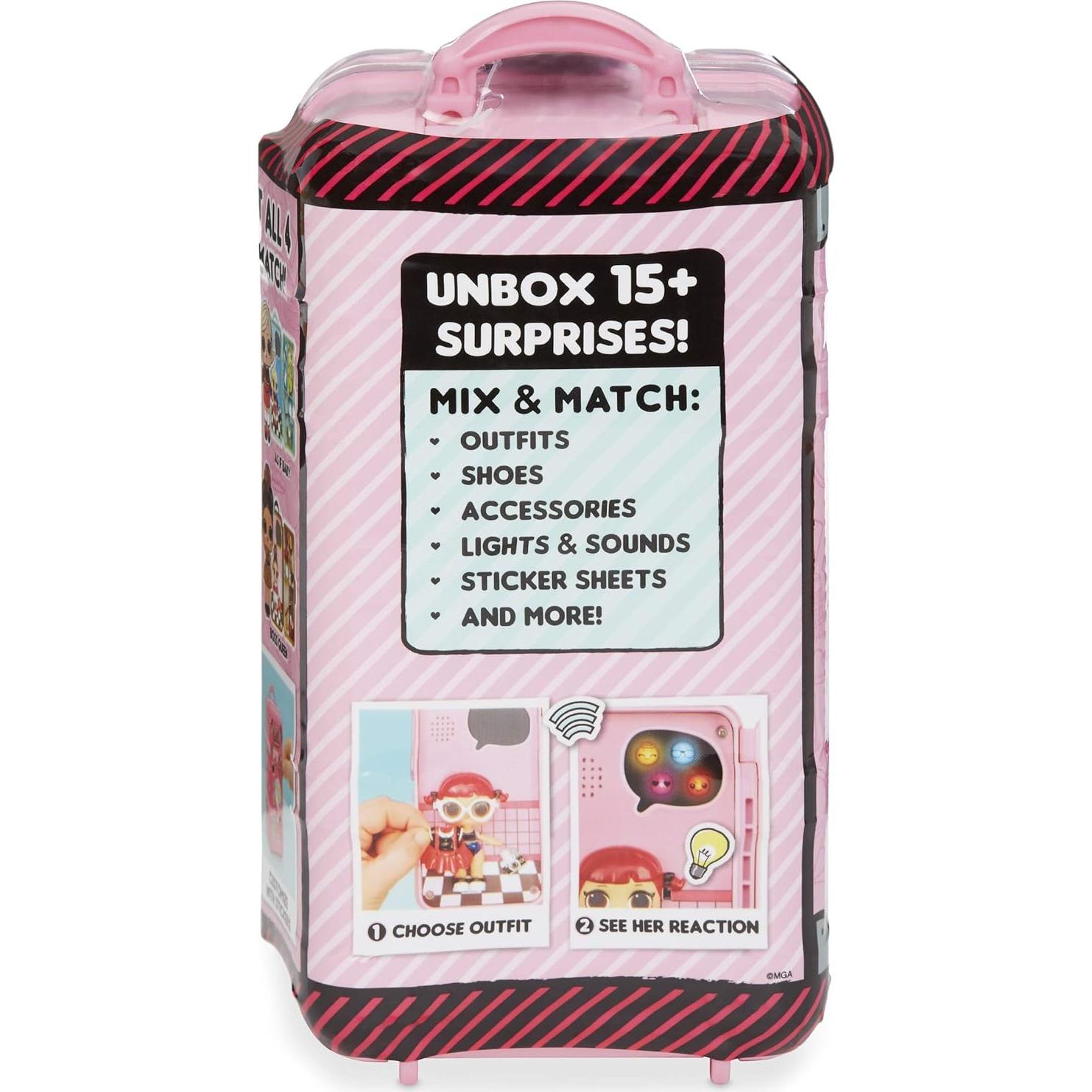 Maleta de Estilo L.O.L. Surprise! Cereza con 15 Sorpresas