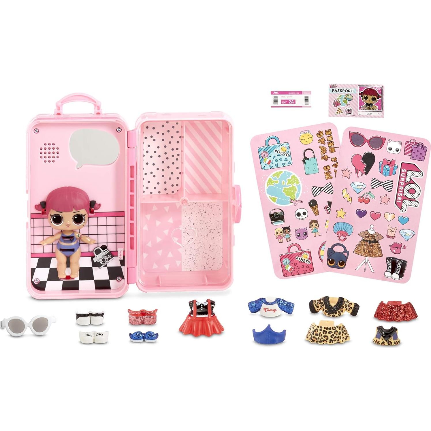 Maleta de Estilo L.O.L. Surprise! Cereza con 15 Sorpresas