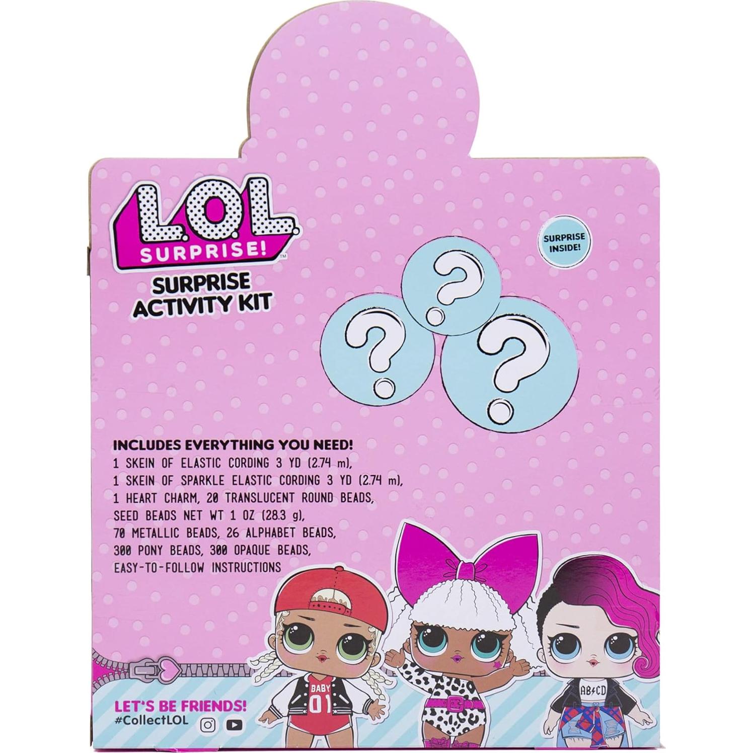 Kit de Joyería LOL Surprise! con 700 Cuentas y Cordón Elástico