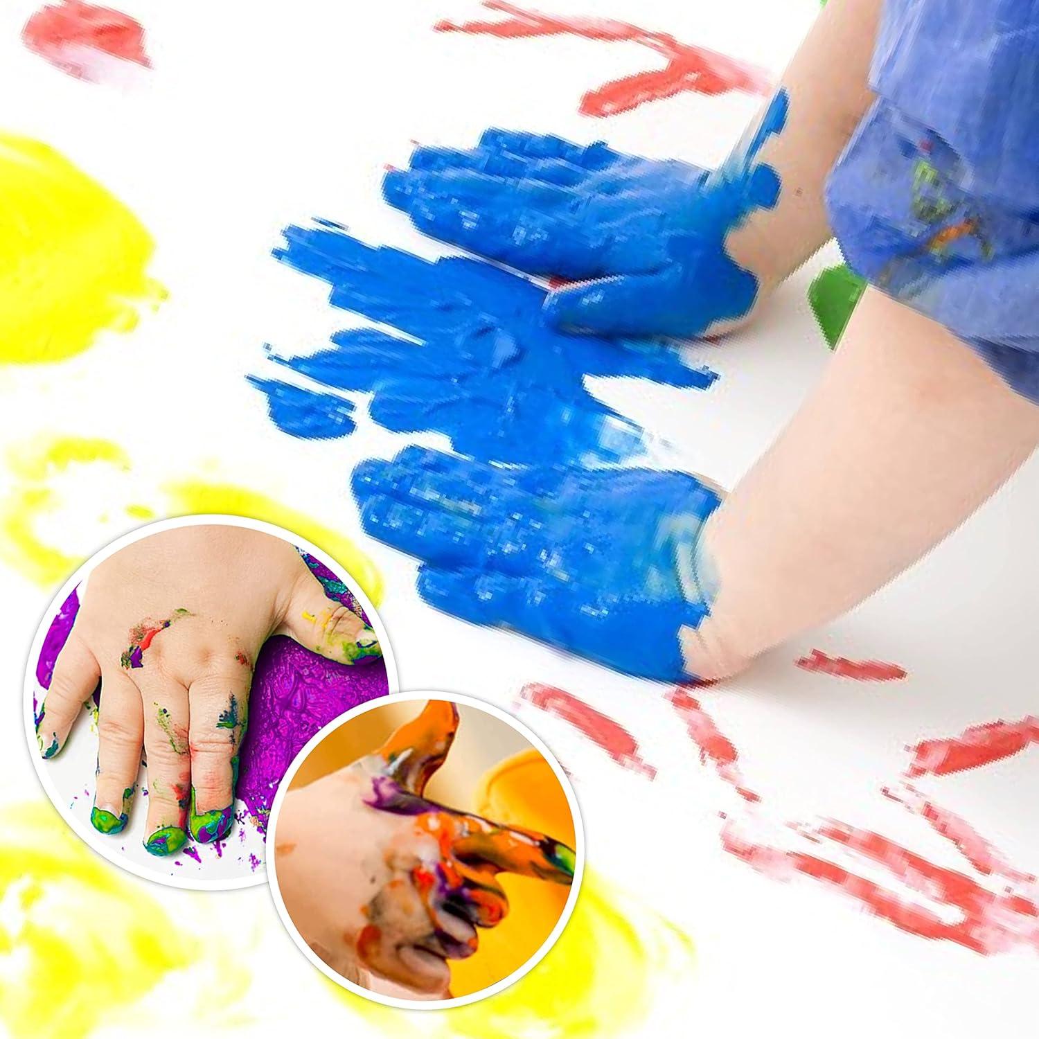 Pintura de Dedos Lavable BLOT 10 Colores 36ml para Niños
