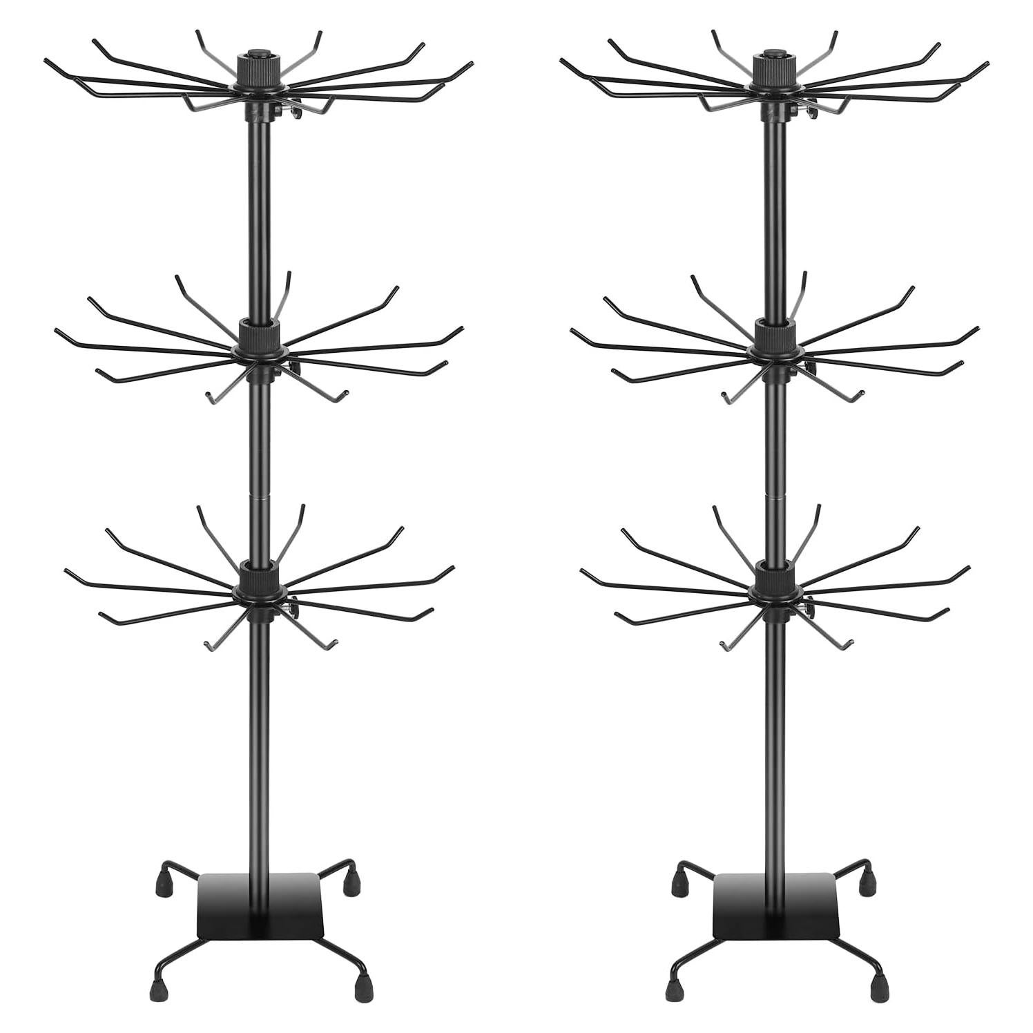 Soporte Giratorio de Joyería Bahforam 3 Niveles Ajustable