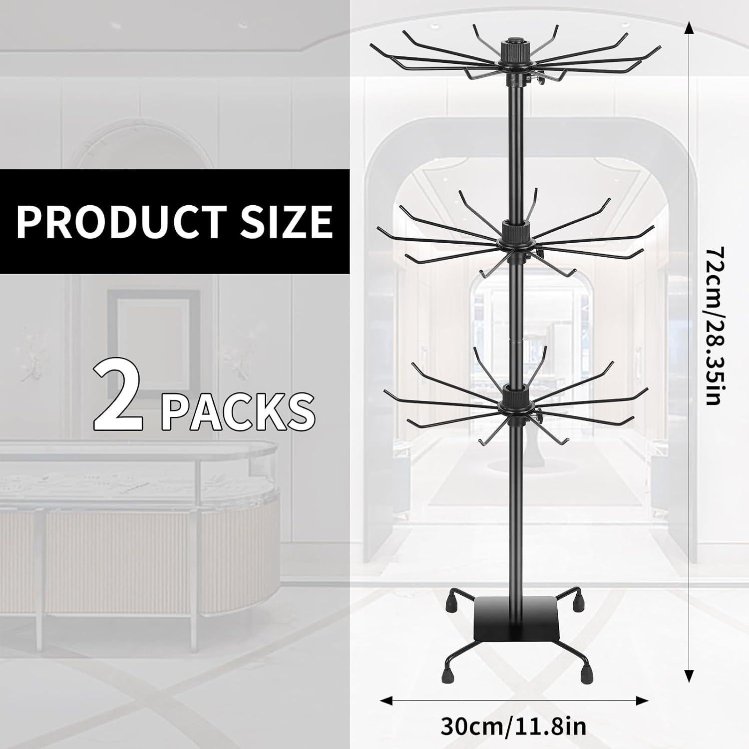 Soporte Giratorio de Joyería Bahforam 3 Niveles Ajustable