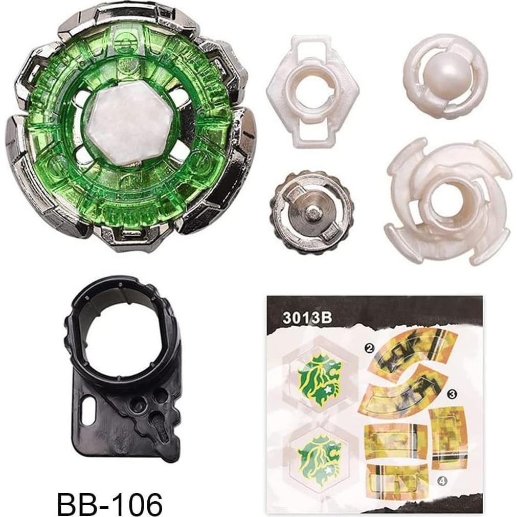 Beyblade Burst Gyros Set 6 Piezas + 2 Lanzadores + Stickers