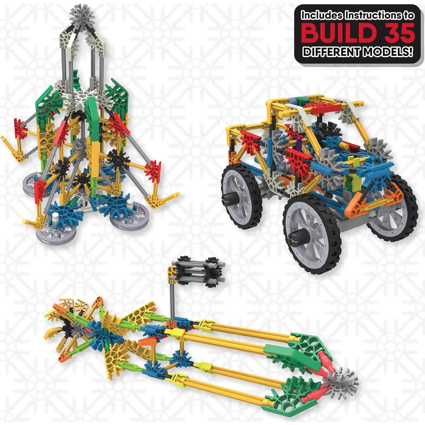 K'NEX Juego de Construcción 35 Modelos 480 Piezas STEM