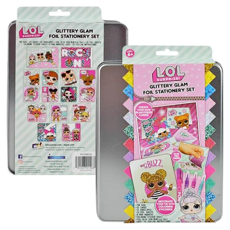 Conjunto de Papelería Glitter Glam LOL Surprise 0.45 kg