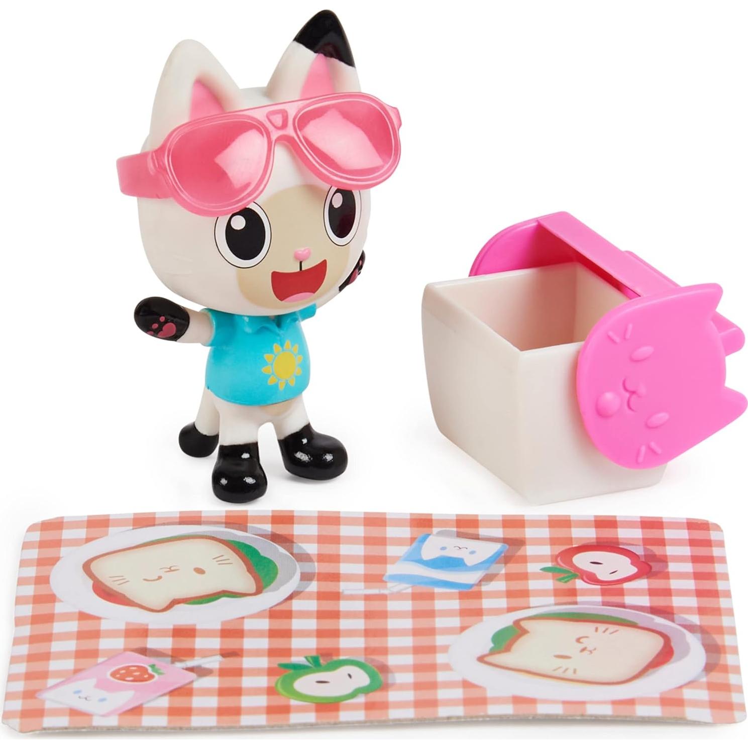 Coche de Carlita Gabby's Dollhouse con Pandi Panda y accesorios