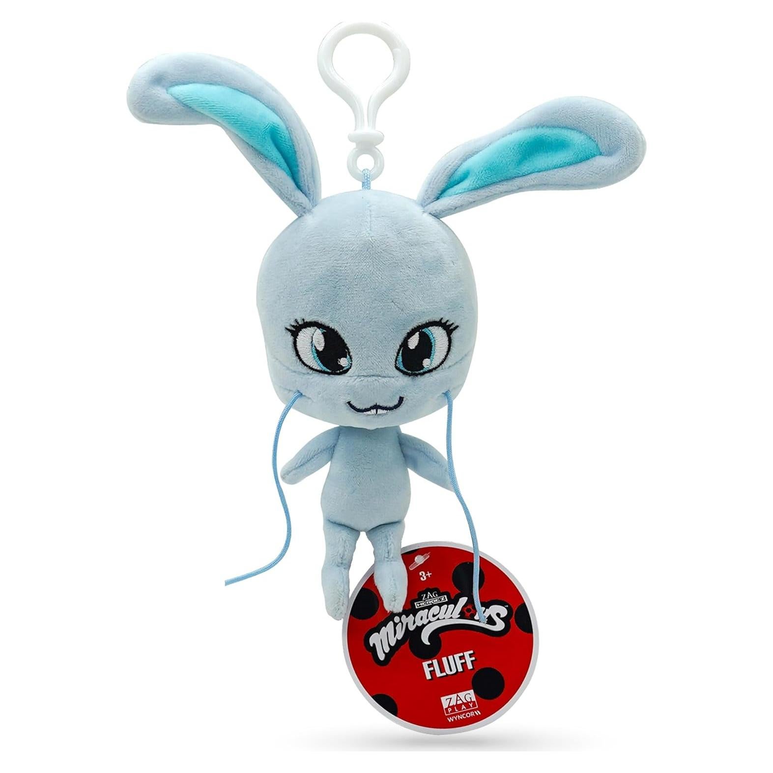 Peluche Fluff Conejo 5" Miraculous Ladybug - Juguete para Niños