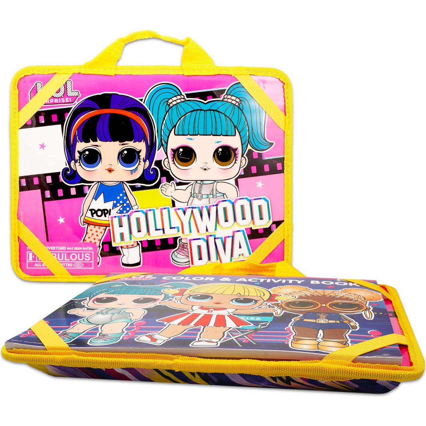 Conjunto de Actividades LOL Dolls - Escritorio Portátil y Libros