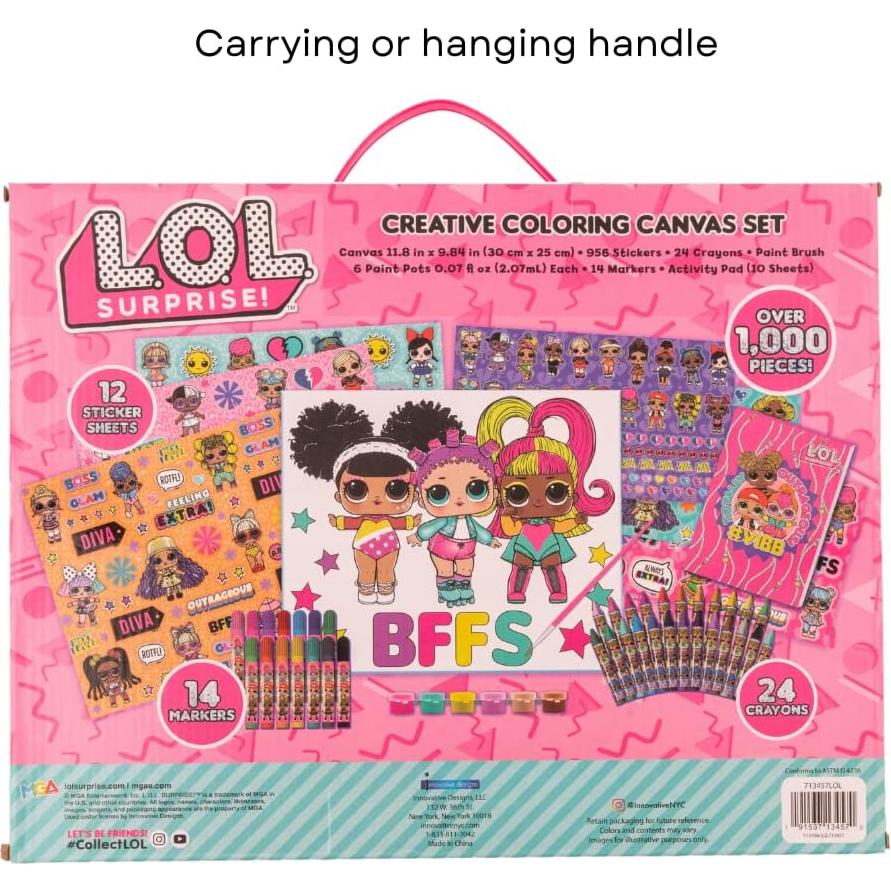 Conjunto de Pintura LOL Surprise 1014 Piezas para Niños