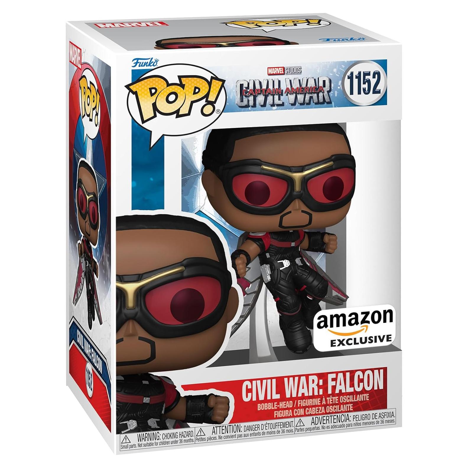Figura Funko Pop Halcón Marvel Capitán América 12.7 cm