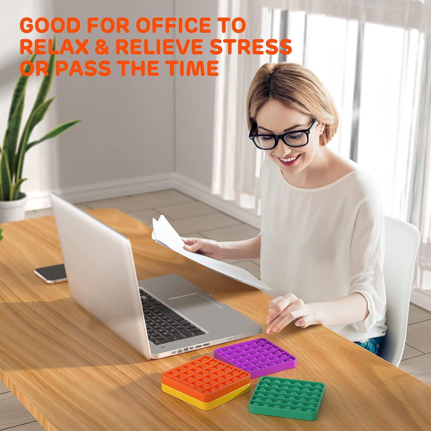 Set de 12 Juguetes Antiestrés Kakukokas - Sensoriales Push Pop