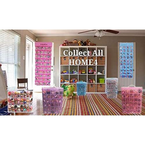 Contenedor de Almacenamiento Doble Lado HOME4 - Rosa - 48 Compartimentos - Sin BPA