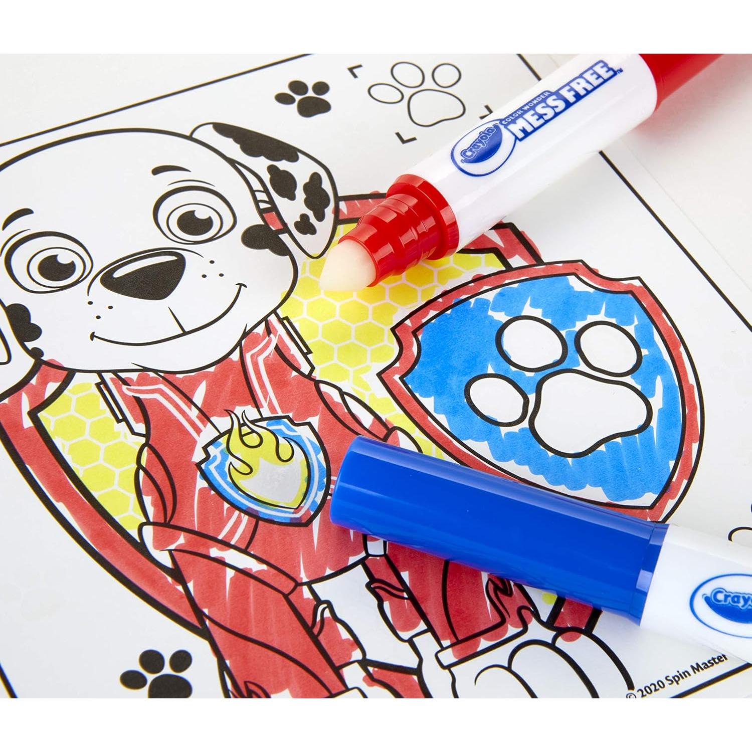 Crayola Color Wonder Paw Patrol - Set de Colorear 16 Páginas