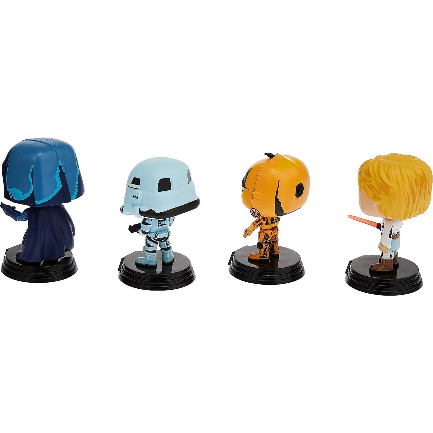Pack 4 Figuras POP! Star Wars Retro Funko 9 cm