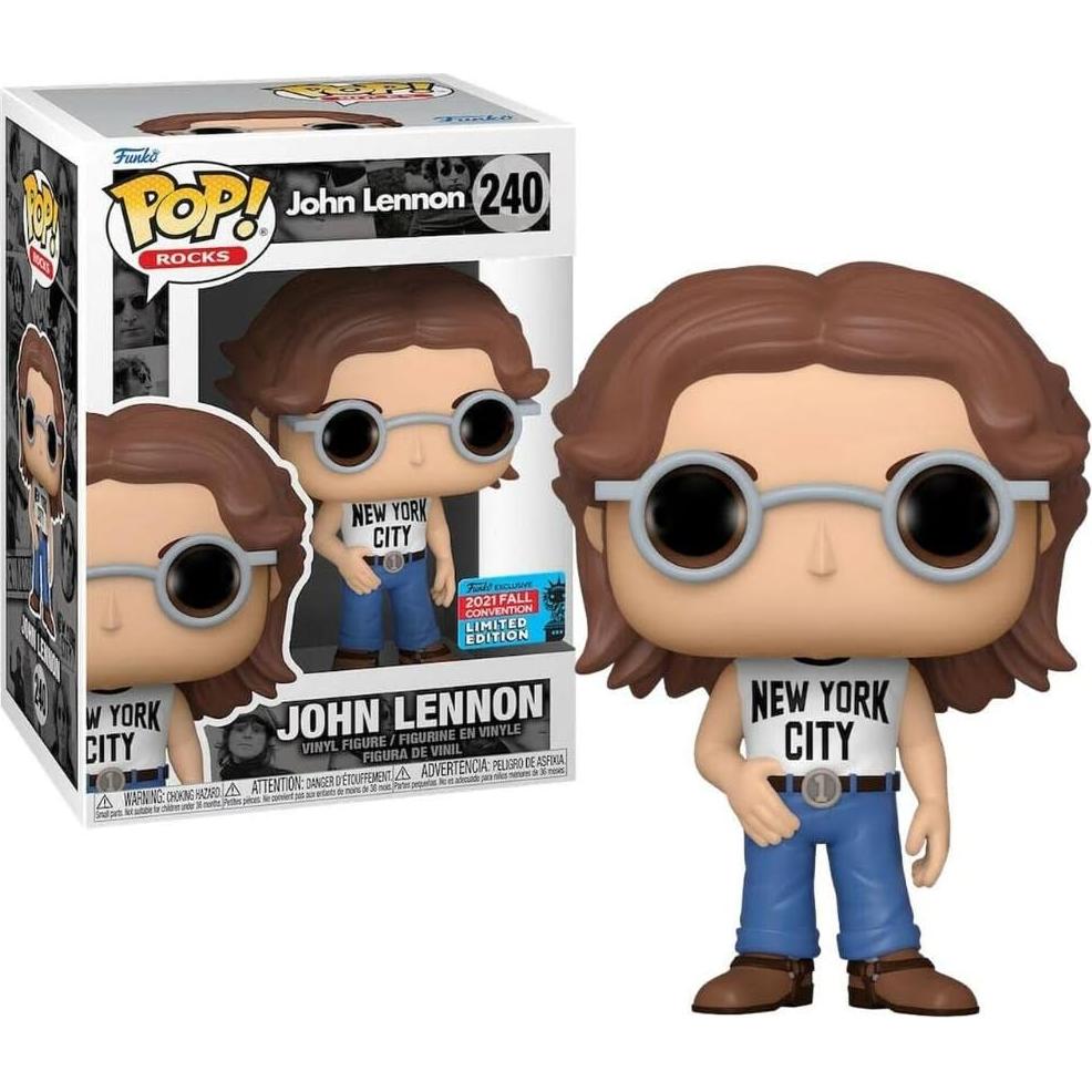 Figura Funko Pop John Lennon NYCC 2021 con Protector