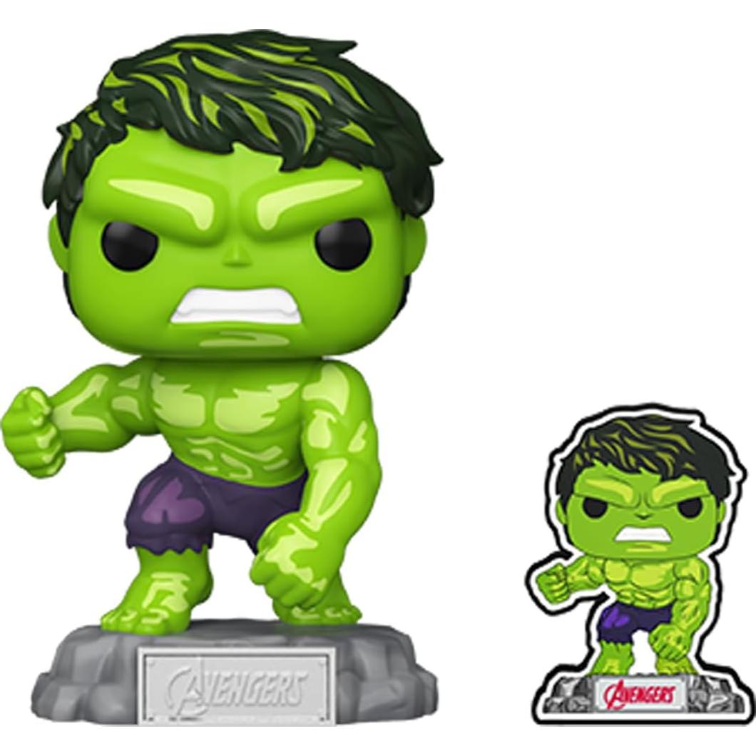 Funko Pop Hulk con Pin de Esmalte - Marvel 60 Aniversario