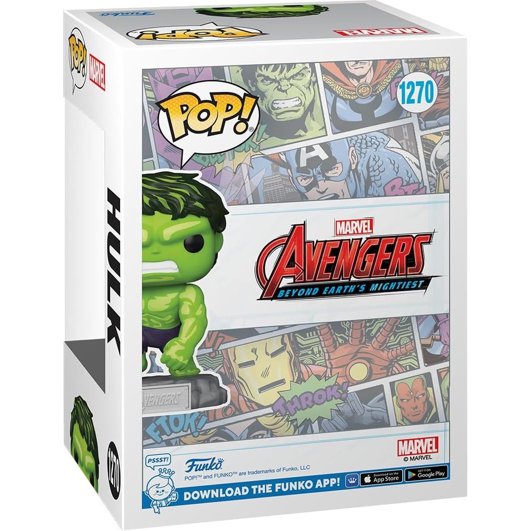 Funko Pop Hulk con Pin de Esmalte - Marvel 60 Aniversario