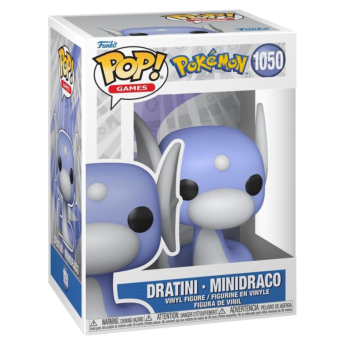 Figura Funko Pop Dratini Pokémon - Vinilo Coleccionable 9.5cm