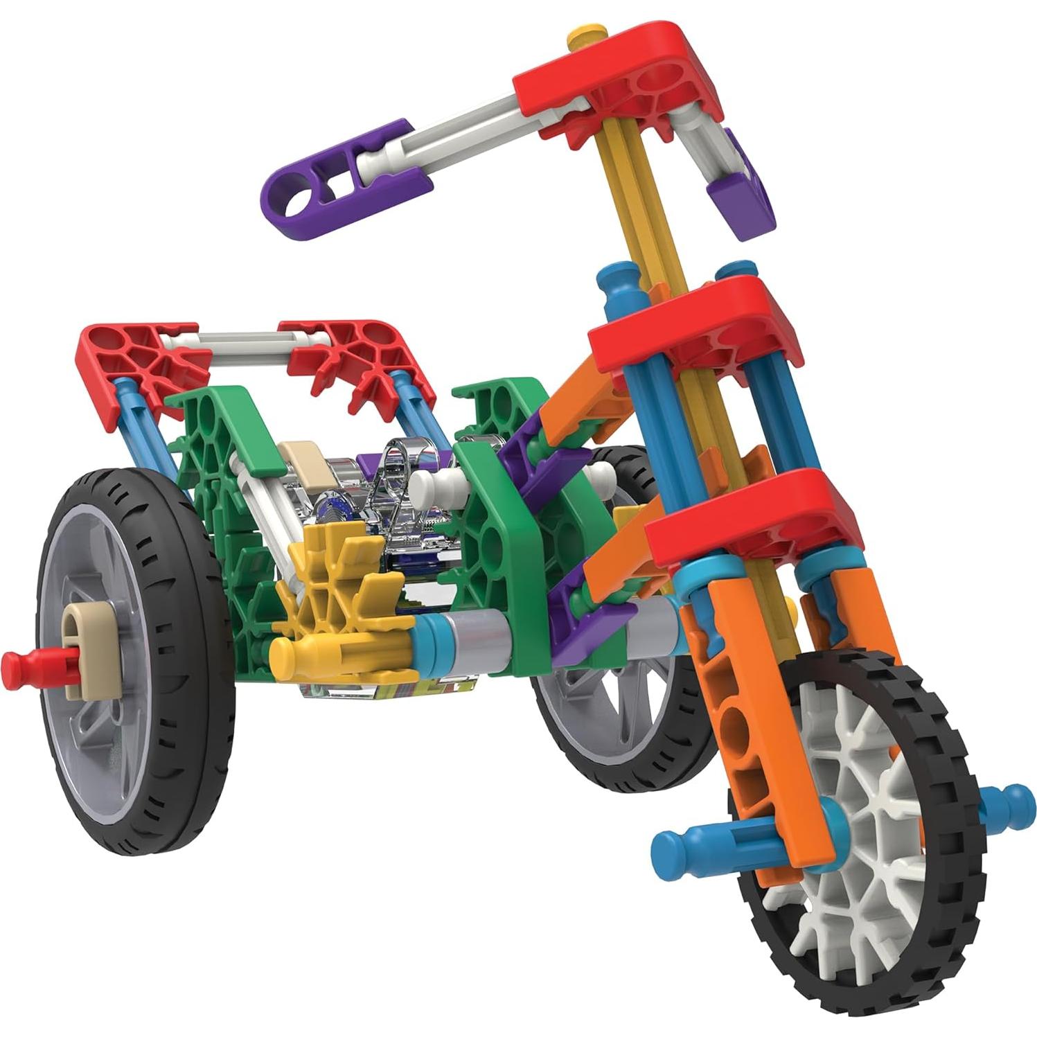 K'NEX Educación - Set de Construcción de Vehículos 130 Piezas