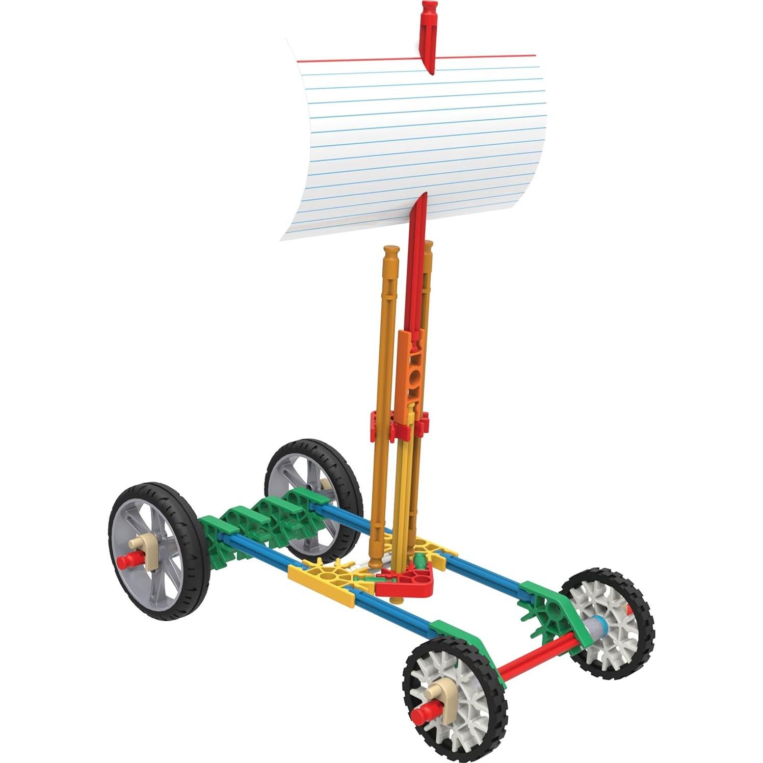 K'NEX Educación - Set de Construcción de Vehículos 130 Piezas