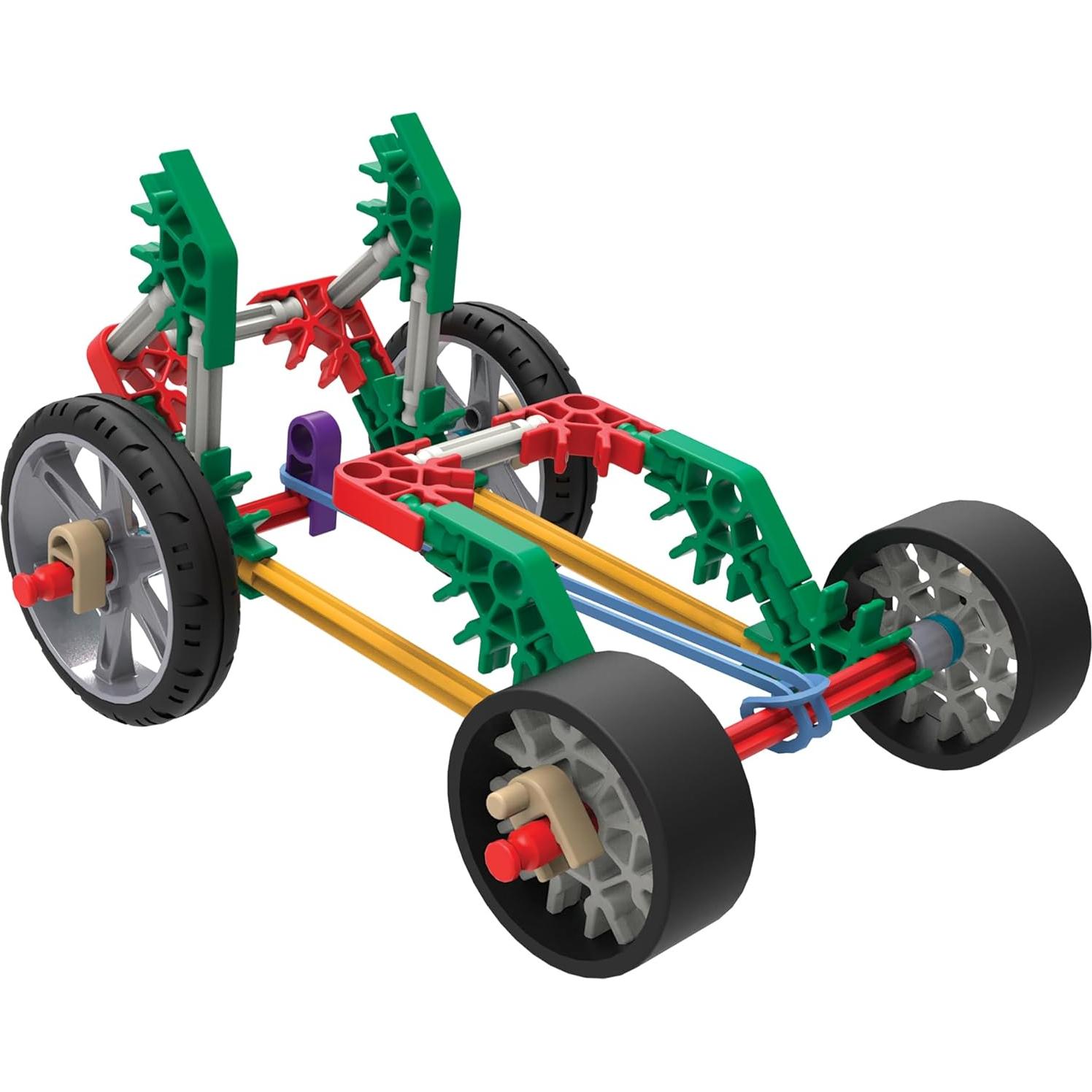 K'NEX Educación - Set de Construcción de Vehículos 130 Piezas