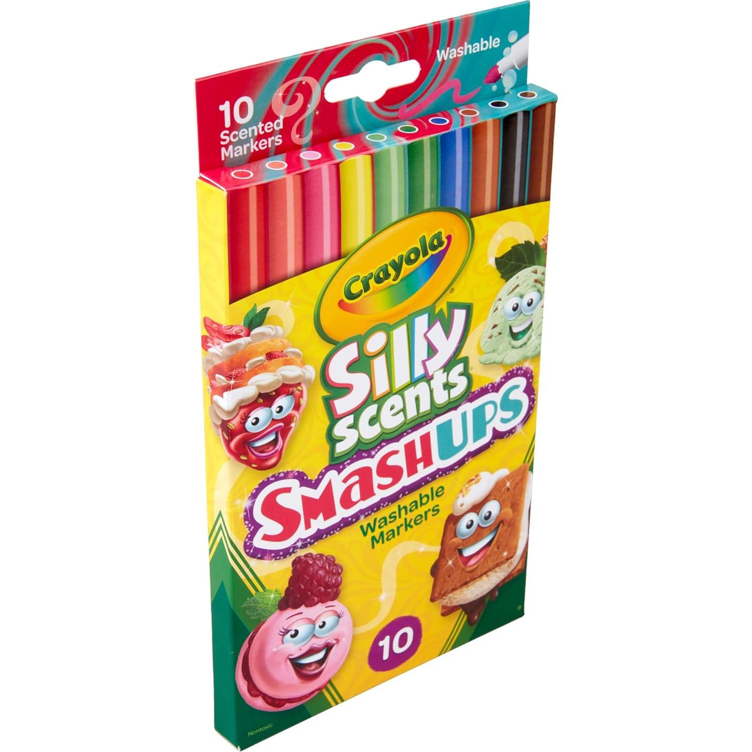 Marcadores Aromatizados Crayola Silly Scents - 10 Unidades