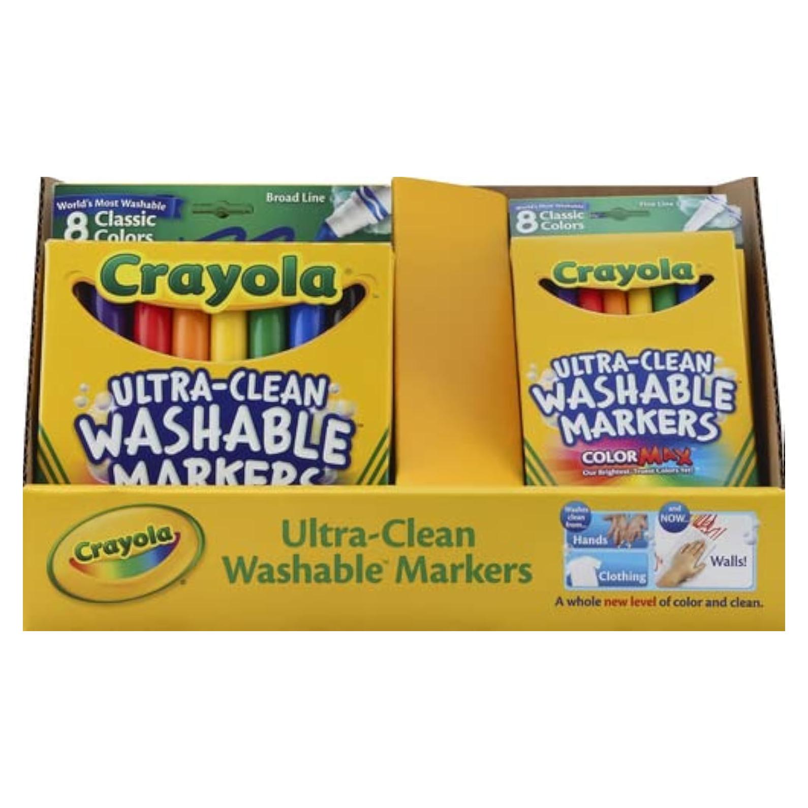 Conjunto de Marcadores Lavables Clásicos Crayola 12 Pzas