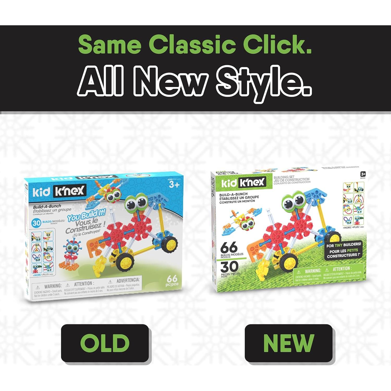 Set de Construcción KID K'NEX - 66 Piezas para Niños 3+