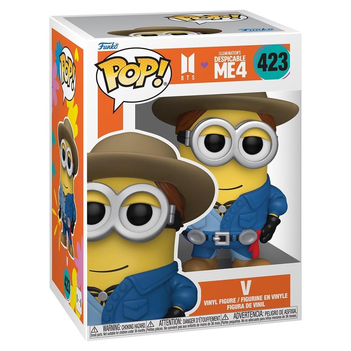 Figura Funko Pop! V Minion BTS - Coleccionable 11.3 cm