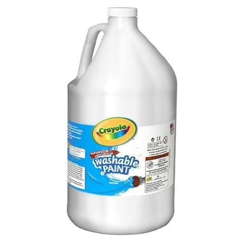 Pintura Lavable Crayola 1 Galón Blanco Acrílica 3.78L